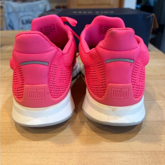 Fitflop Electric Pink Vitamin FFX Knit Mesh Low-Top - Picture 3 of 5